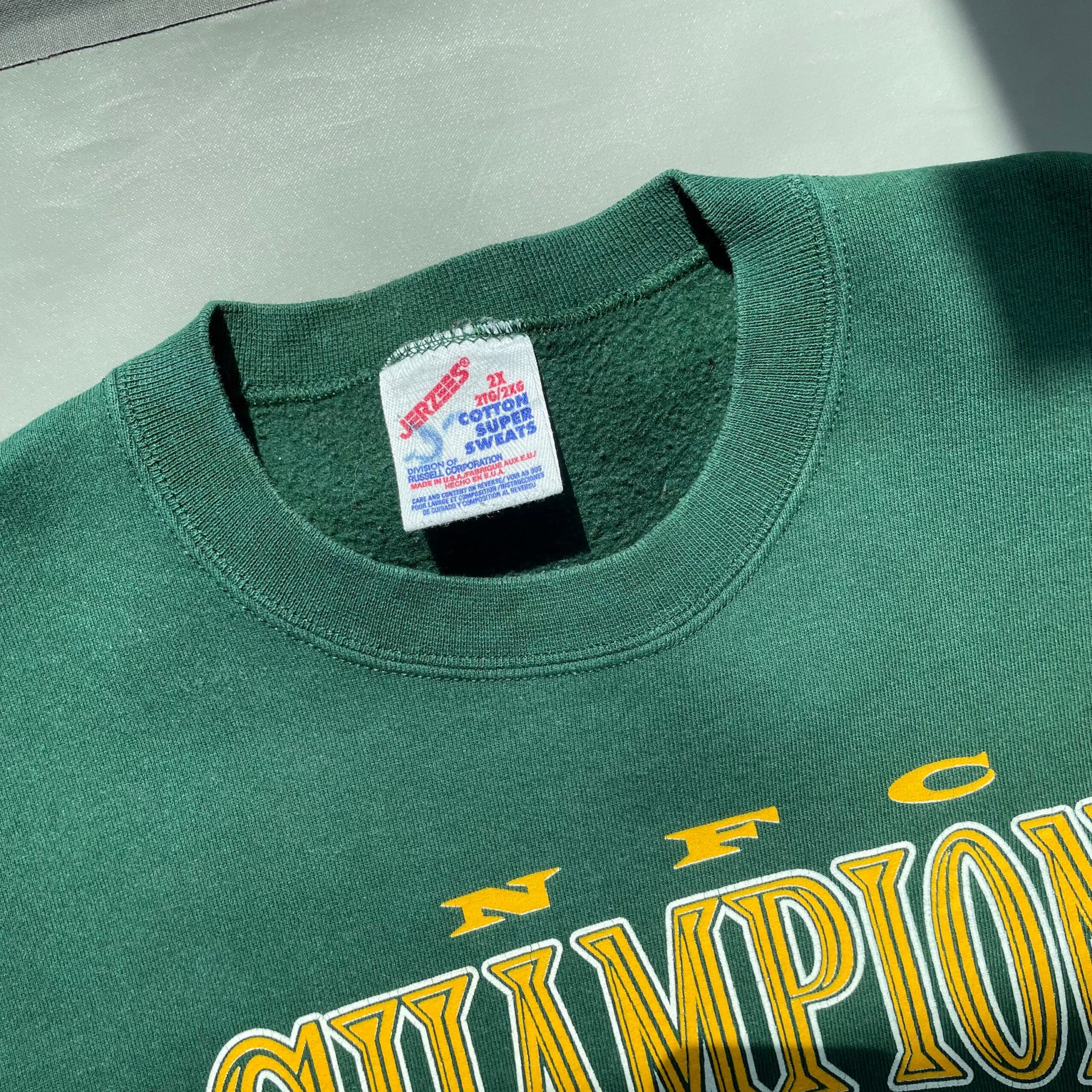 Vintage Green Bay Packers Crewneck Sweatshirt Russell A