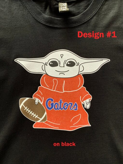 Baby Yoda University Of Florida Gator Baseball Shirt