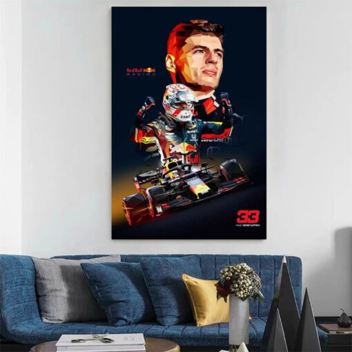 Netherlands Orange Army Max Verstappen World Champion Poster