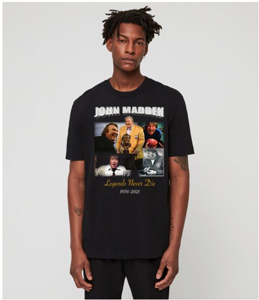 John Madden RIP Shirt Sizes S 3XL