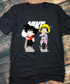 Nike Goku And Luffy Anime Fans Unisex Shirt