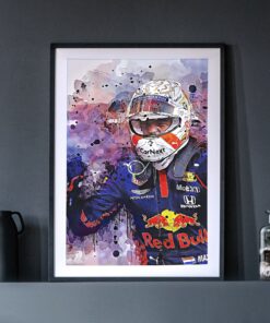 Racing F1 Max Verstappen Poster World Champion
