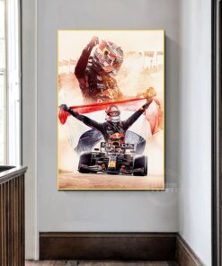 Redbull Motorsport 33 Max Verstappen World Champion Poster