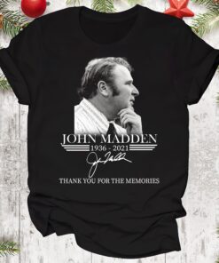 RIP John Madden Thank You Memories Shirt