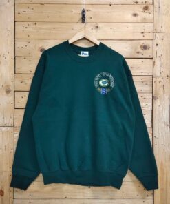 Vintage GREEN Bay PACKERS 1996 Nfc Champions Embroidery Sweatshirt