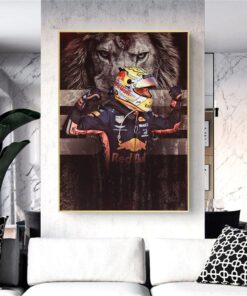 World Champion Lion Legend Max Verstappen Poster
