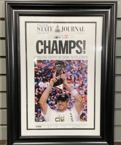 2011 Champions Newspaper Aaron Rogers Vintage Green Bay Packers Poster