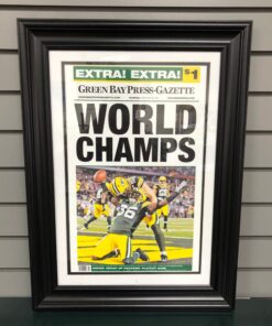 2011 Super Bowl Champions Vintage Green Bay Packers Poster