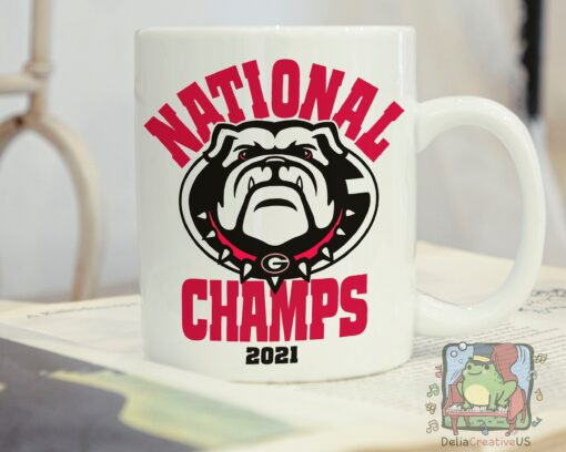 2021 Champions Atlanta Sports National Georgia Bulldogs Mug