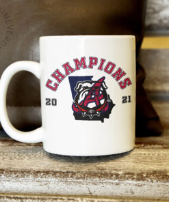 2021 National Champions Georgia Bulldogs Mug Celebration