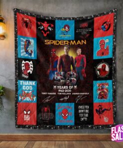 Amazing Spiderman No Way Home 3D Quilt Blanket