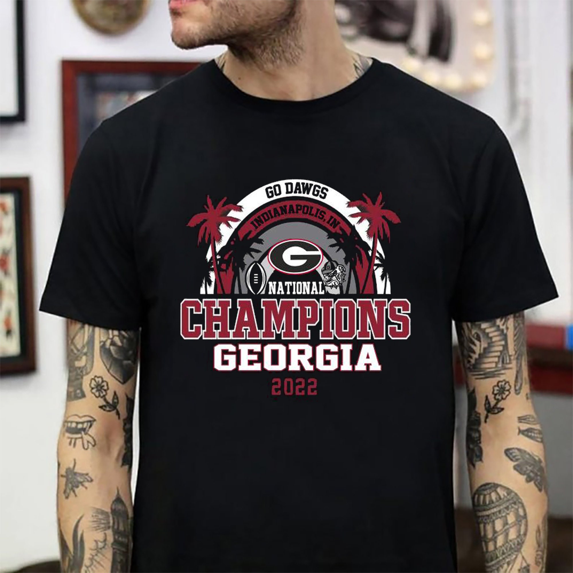Georgia Bulldogs Braves 2021 Champions UGA Shirt - Ink In Action