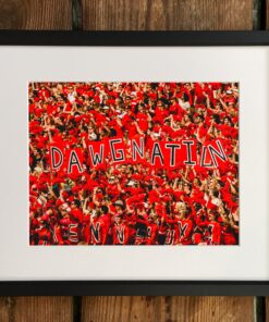 Dawg Nation Fans Framed Photo Picture National Champions Georgia Bulldogs Poster