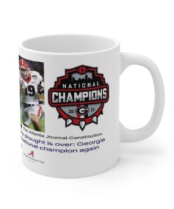 Georgia Bulldogs National Champions Ceramic Coffee Tea Mug
