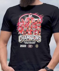 Georgia Bulldogs Team Champions 2022 Uga National Championships Shirt