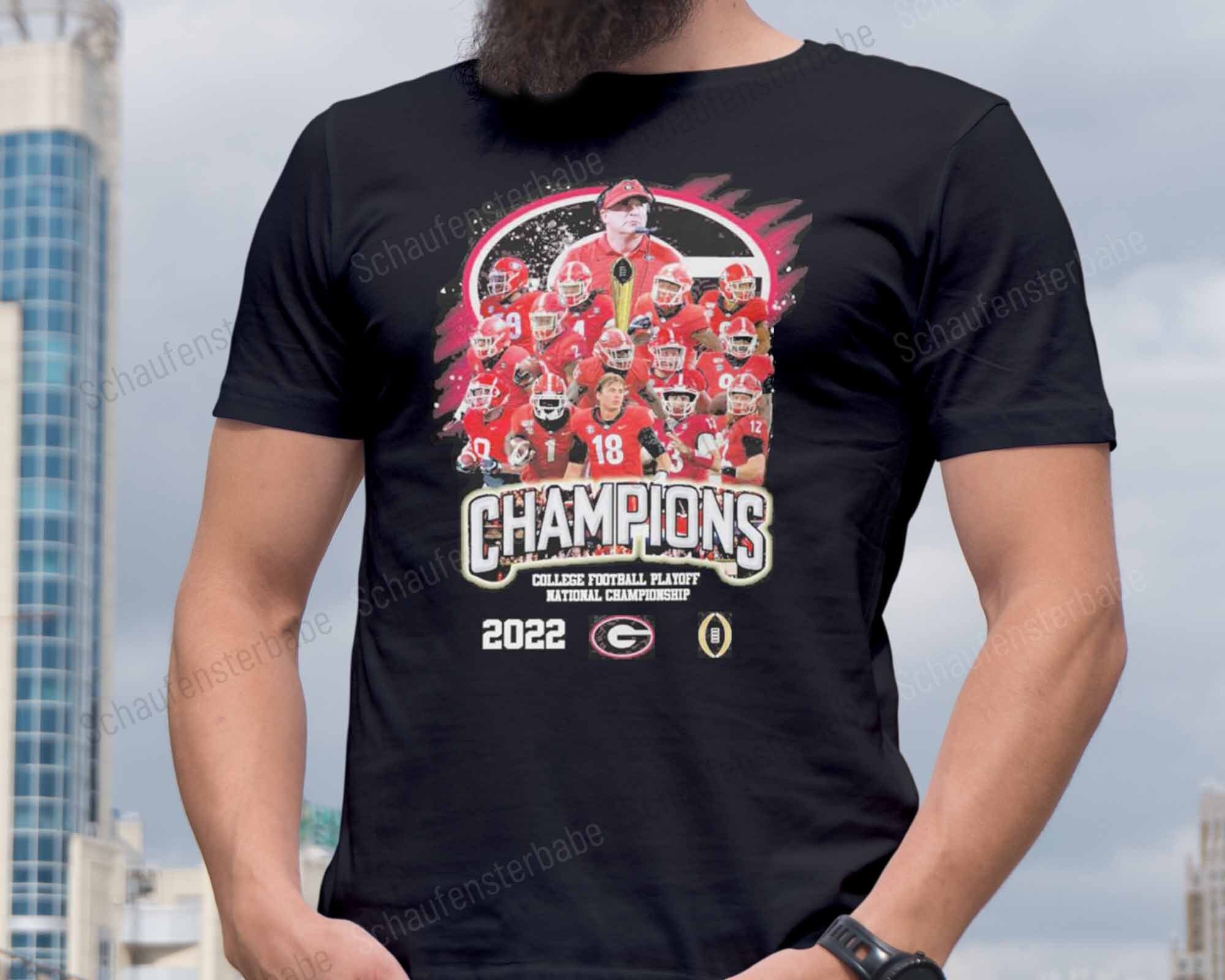 Georgia Bulldogs Team Champions 2022 Uga National Championships Shirt ...