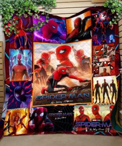Gift For Fans Personalized Spiderman No Way Home Quilt Blanket