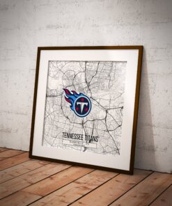 Nashville Tennessee NFL Titans Football Poster