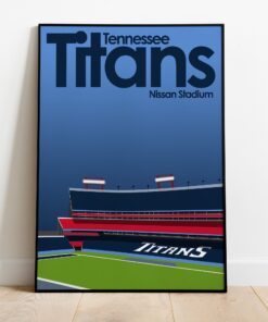 Nissan Stadium AFC South NFL Titans Poster