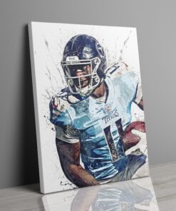 AJ Brown Wall Art NFL Titans Poster