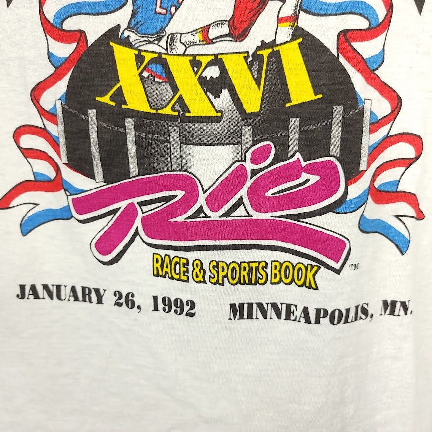 Super Bowl XXVI T Shirt Vintage NFL Buffalo Bills Football Team - Teeholly