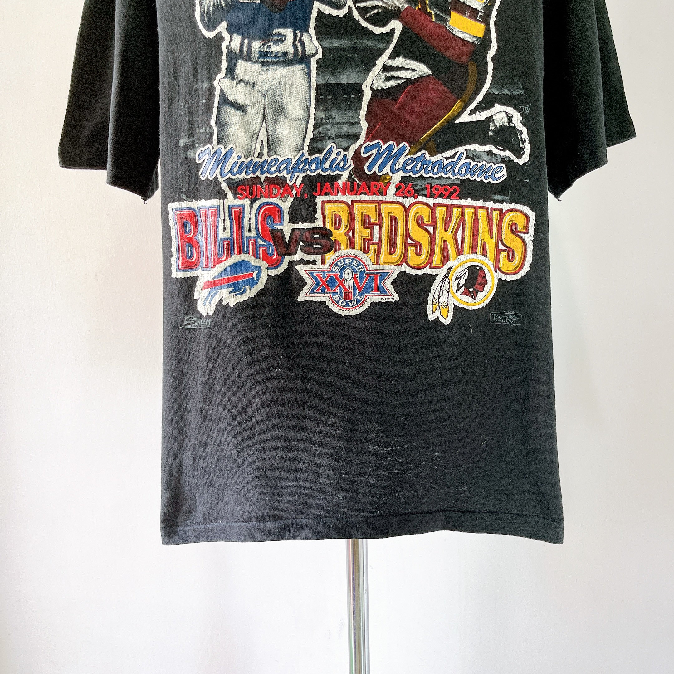 90s Super Bowl Vintage NFL Buffalo Bills VS Washington Shirt - Teeholly