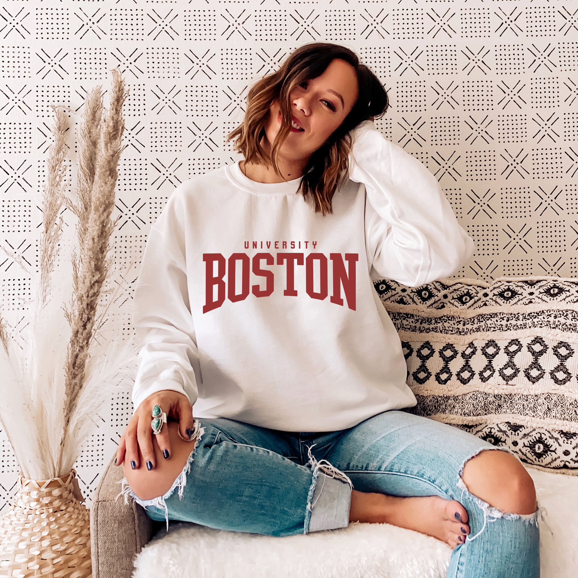 Boston University College Gift Sweatshirt For 2022 - Teeholly