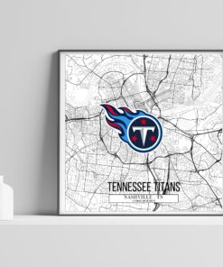 Nashville Tennessee NFL Titans Football Poster
