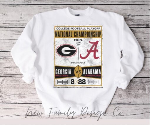 National Championship 2022 Georgia Bulldogs Football Sweatshirt