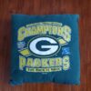 Green Bay Packers Pillow Ugly Christmas Football Fan