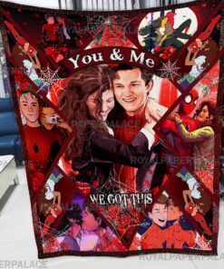 Spiderman And Mj We Got This No Way Home Blanket