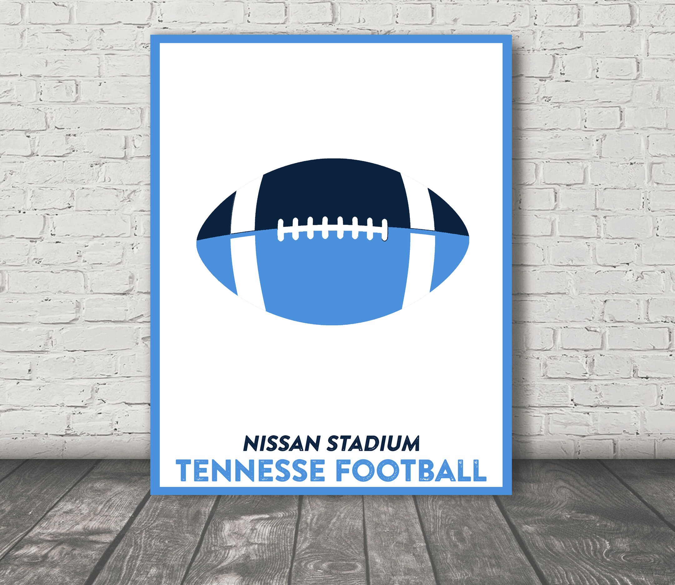 Titans Fan Gift Tennessee NFL Poster Wall Art - Teeholly