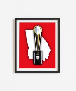 University of Georgia Bulldogs National Championship Poster