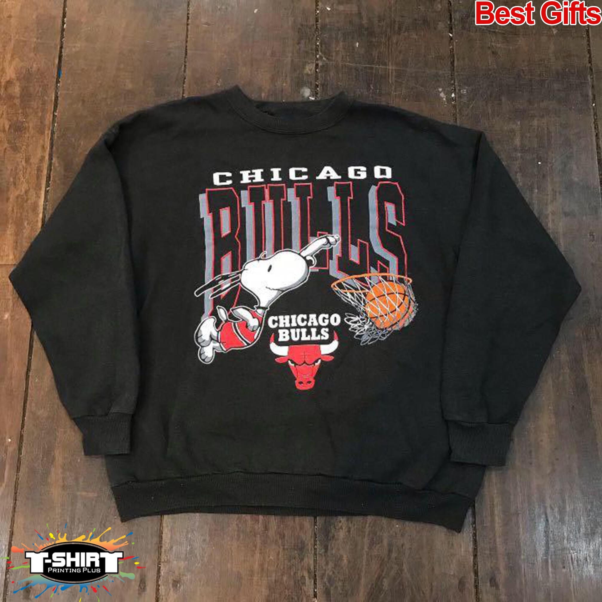 NBA Chicago Bulls 66 Stitched Button Front Sewn Jersey Black Red Jersey  Youth L