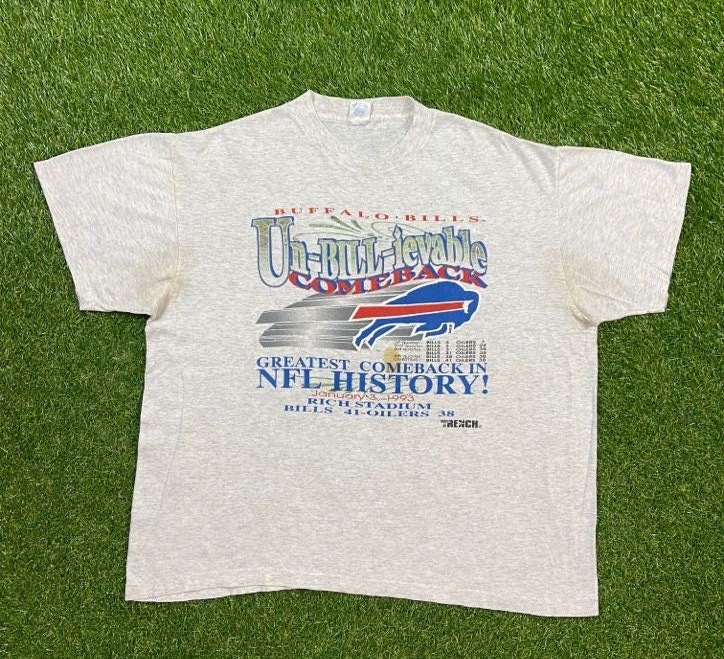 Buy Vintage 80s Buffalo Bills New T-shirt by Trench Buffalo New Online in  India 