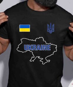 Ukrainian Support I Stand With Ukraine Heart T Shirt