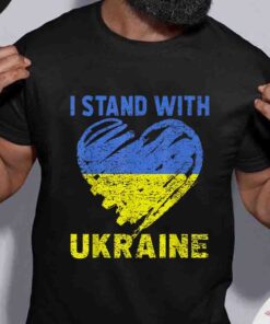 Ukrainian Lover I Stand With Ukraine Heart T Shirt