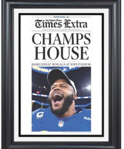 “Champs House” Champion Super Bowl 2022 LA Rams Poster