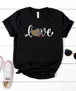 Cute Leopard Print Valentines Day 2022 Shirt