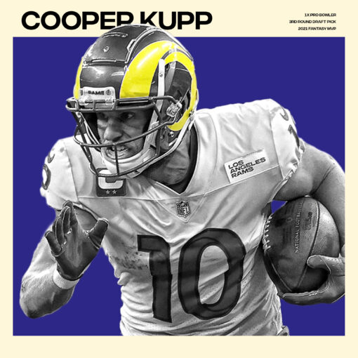 Cooper Kupp 10 Los Angeles Rams football player poster gift shirt