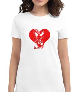 Valentine’s Heart Good And Evil Valentines Day Spiderman Sweatshirt