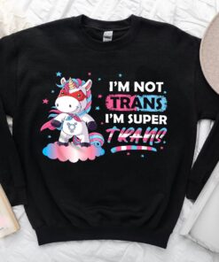 Super Trans Unicorn Transgender Trans Pride LGBTQ Shirt