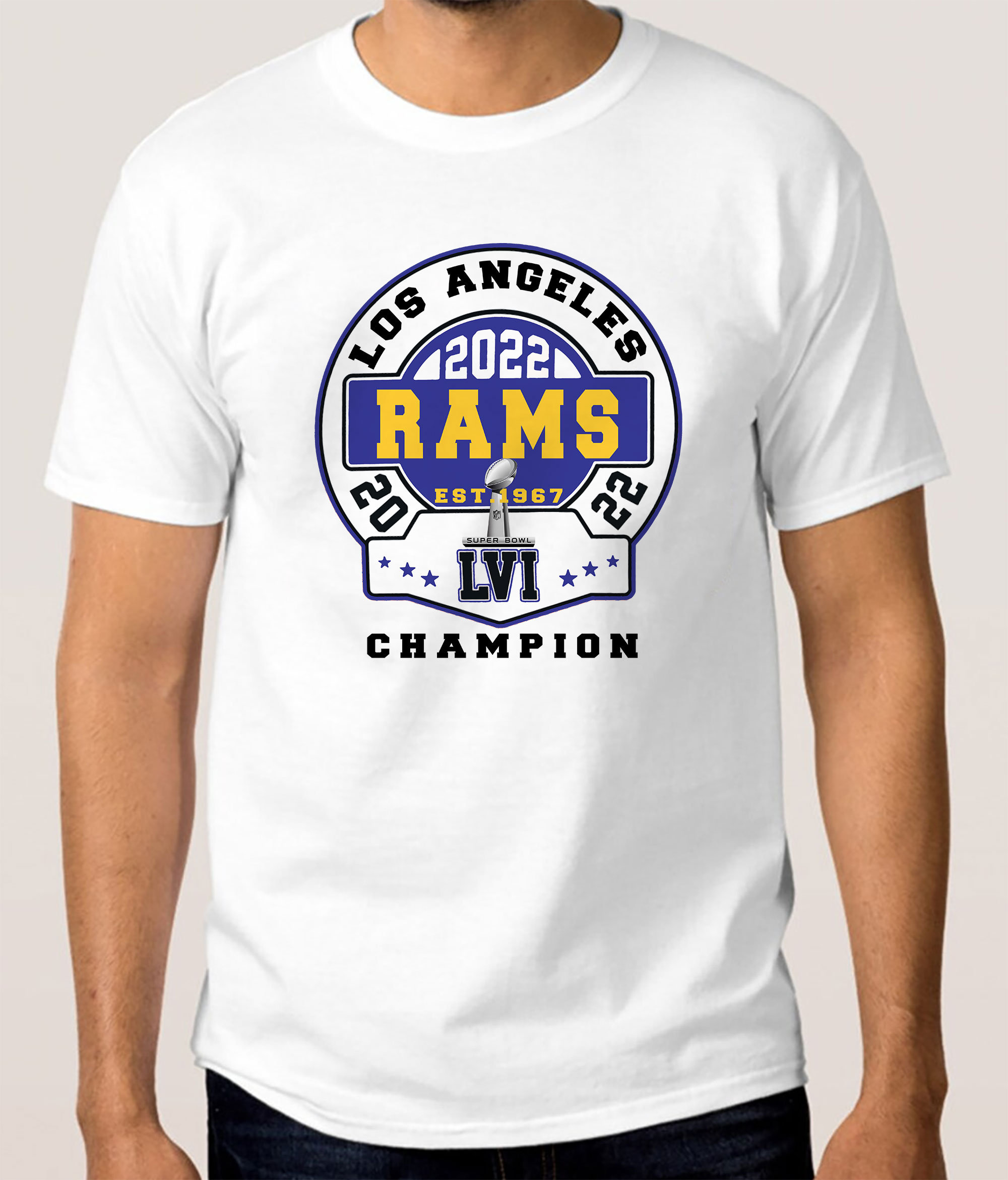 Championship Los Angeles Rams Super Bowl Champions LA 2022 Sweatshirt -  Teeholly