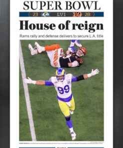 2022 LA Rams “House Of Reign” Super Bowl LVI Champions Poster