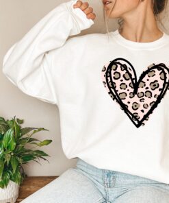 Leopard Print Valentines Day Shirt For Woman 2022