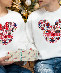 Marvel Couple Hoodie Valentines Day Spiderman Sweatshirt