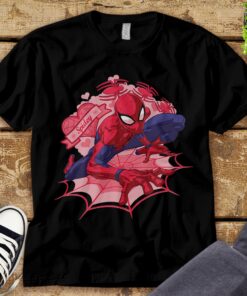 Marvel Spider Hearts Valentines Day Spiderman Sweatshirt