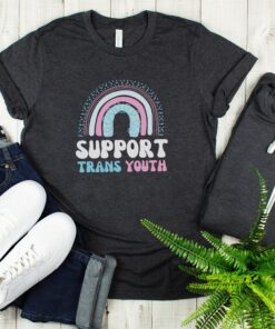 Support Trans Youth Rainbow Rights Ally Shirt