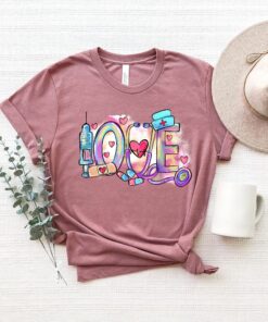 Valentine Love Nurse Cute Shirt 2022