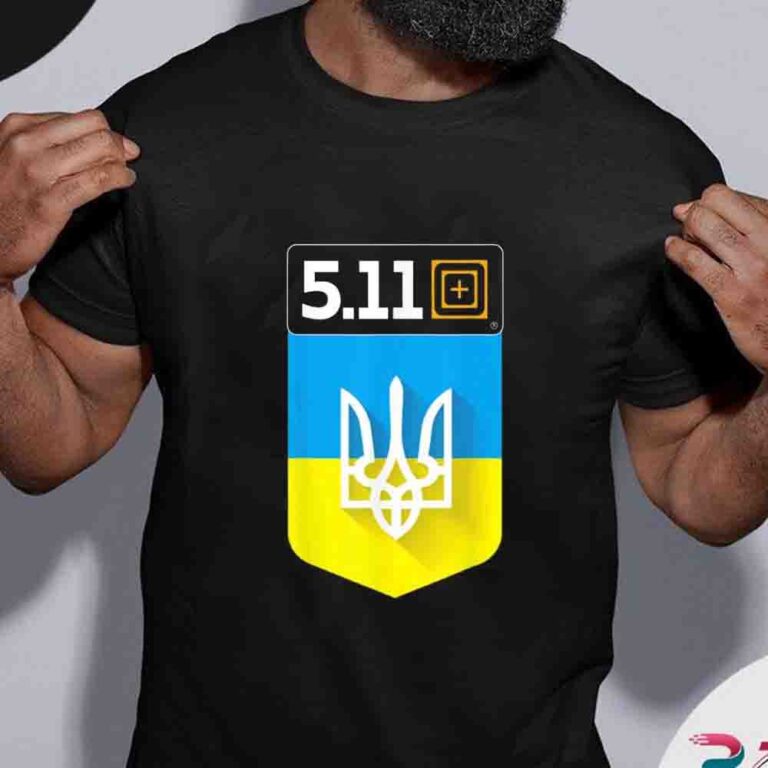 5.11 Ukraine President Zelensky Flag Shirt - Teeholly